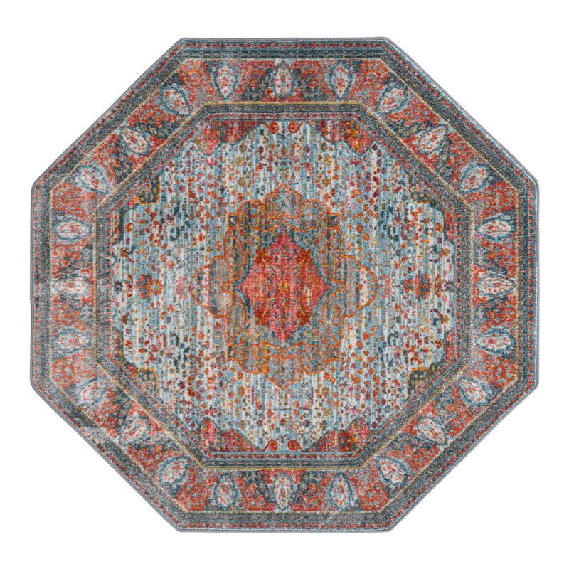 Folmar Oriental Indoor Rug, Octagon 5' x 5'