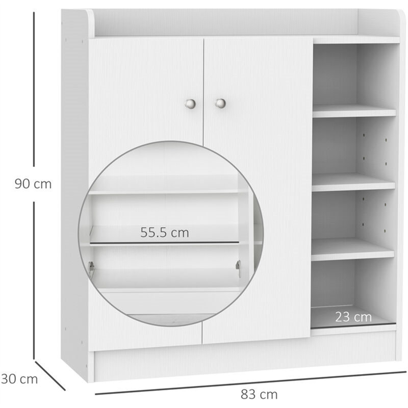 12 Pair Shoe Storage Cabinet