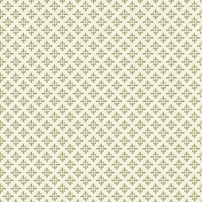 Geometric Wallpaper Double Roll, Olive Green