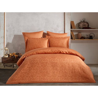 Ensemble de housse de couette 100% coton Albarran 5 pièces
