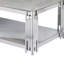 Belini Coffee Table Stone & Stainless Steel