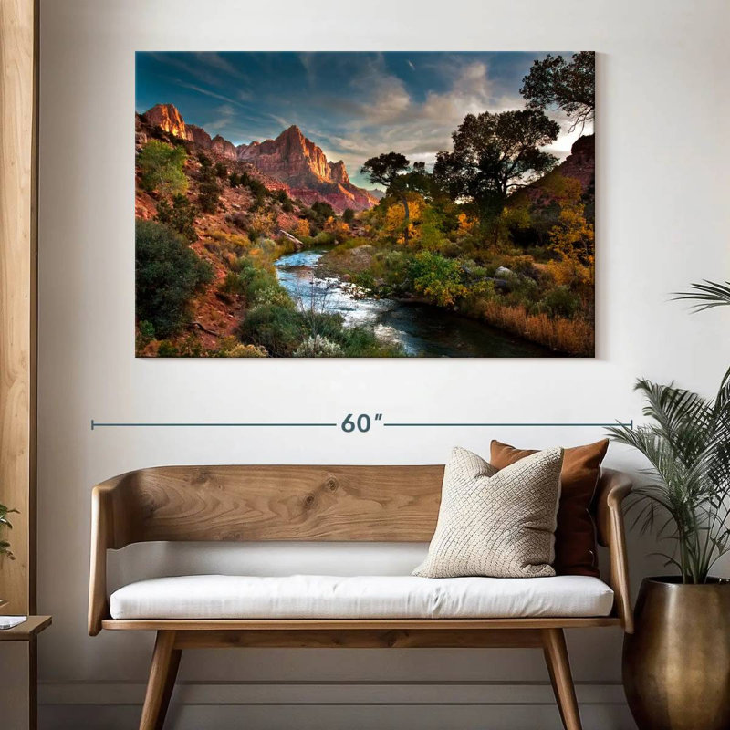 Paysage d'Alvord Zion, H 34 po x l 51 po