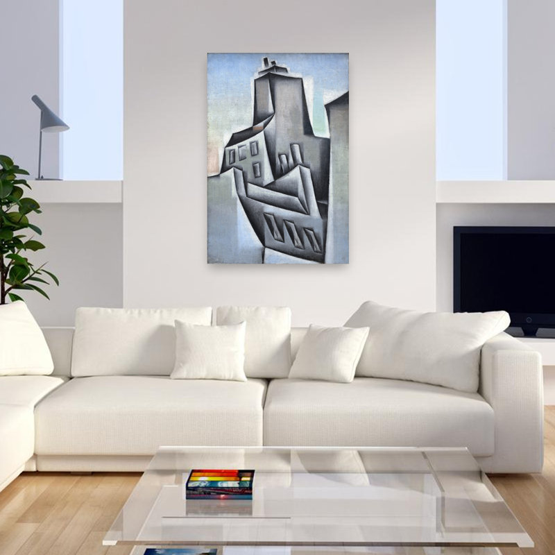 Maison An Paris, art abstrait classique contemporain, art mural, H 48 po x l 32 po
