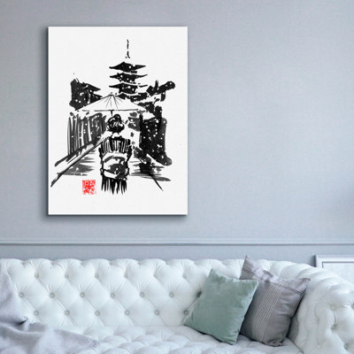 «Geisha In The Snow» par Pechane