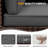 9-Pieces 3.5'' Outdoor Replacement Cushion Set Seat/Back Cushion for 4 Person (Sofa Not Included)-1952704909