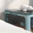Stackable Storage Bins with Lids, Wheels, and Collapsible, Blue