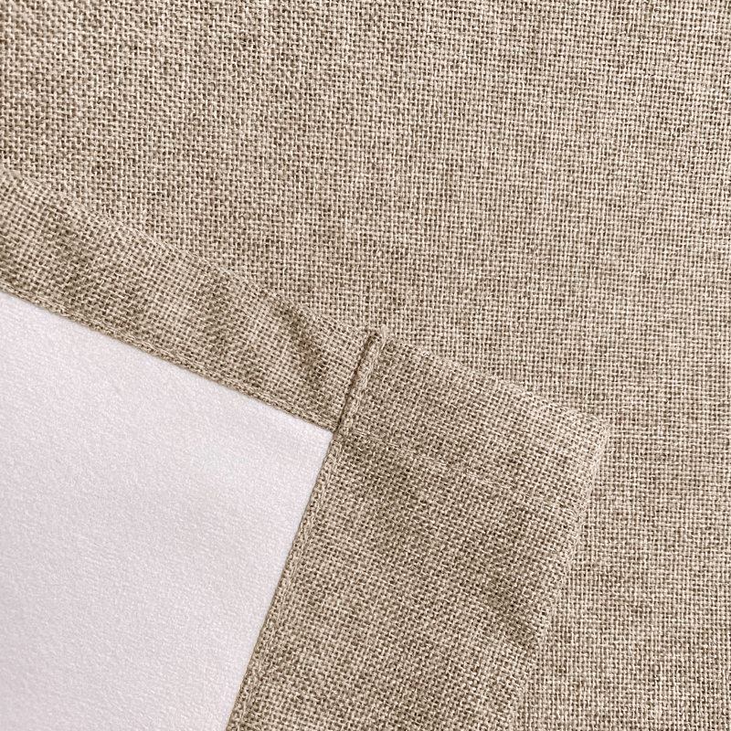 Rodenal Blackout Curtain Pair, Beige, 229cm W x 229cm L