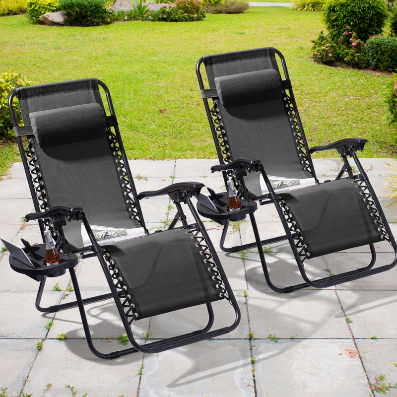 Fauteuil inclinable zéro gravité Dailah, Noir