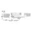 Ensemble de canapé modulaire d'extérieur en aluminium 5 pièces Harmony-1011436422