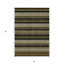 Tapis intérieur lavable rayé ivoire 5 pi x 8 pi-125217142