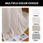 Paire de rideaux semi-transparents en polyester avec passe-tringle Joe -187810561-187810587