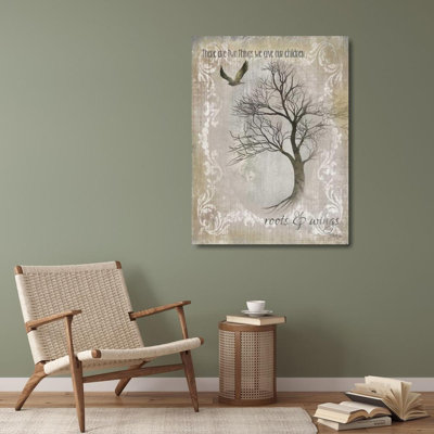 «Lark Manor ™ Rae», art sur toile tendue par Marla Gallery: Roots and Wings