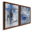 Reflections in Indigo - Peinture sur toile 2 pièces-1783333858-1783333862