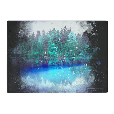 Tempered Glass Mythical Forest in Germany Chopping Board