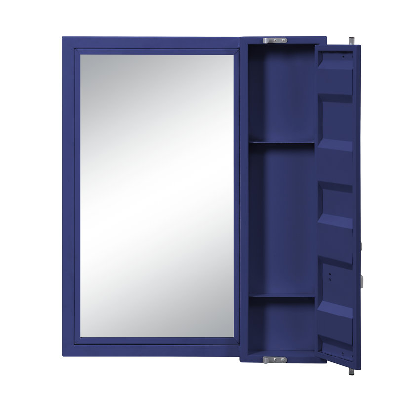 Miroir de salle de bain Cargo, Bleu