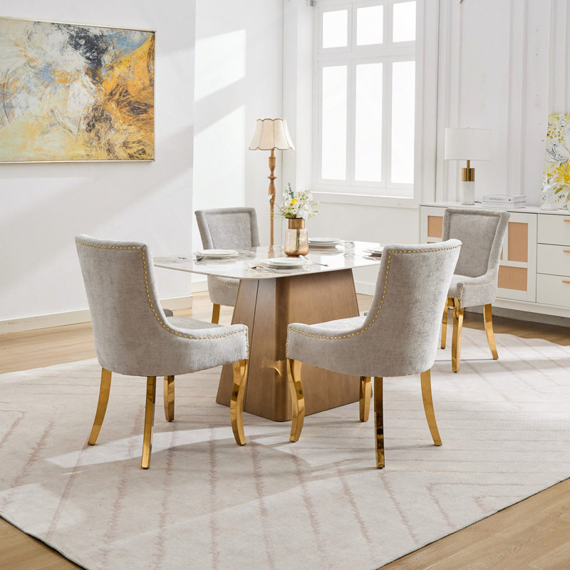 Chaise rembourrée Farmhouse, Beige