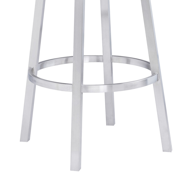 Tabouret de bar ou de comptoir pivotant Deherrera, Noir, noir, noir, noir, Tabouret de comptoir (siège d'une hauteur de 26 p
