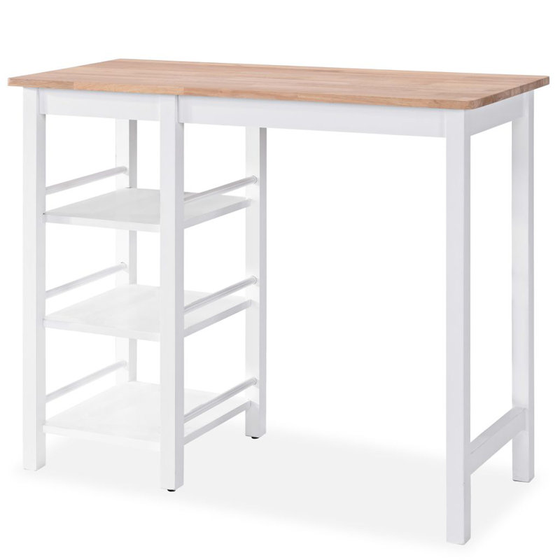 Stephenson 2 - Person Dining Set, White/Oak