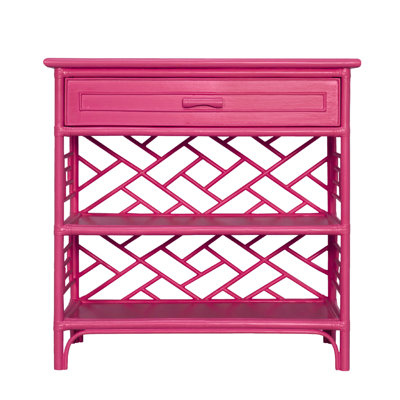 Chippendale End Table with Storage