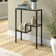 Lovett 22'' Glass Top Console Table