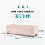 Banc de rangement avec repose-pieds et charnière de sécurité-204041484