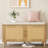 Rattan Shoe Storage Bench with Cushion