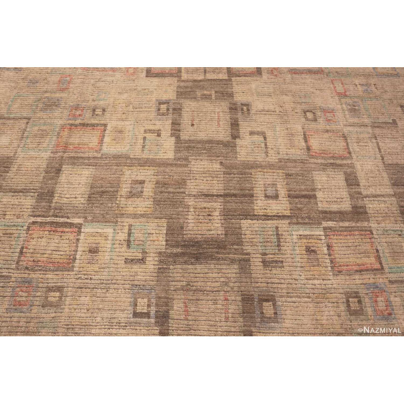 Tapis marocain surdimensionné à motif géométrique moderne