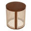 Table de bout ronde en rotin 15,70 po-1656329702