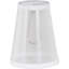 Abat-jour empire en polyester blanc H 5 po x l 4 po Evnika