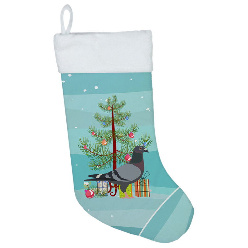 Chaussette de noël course pigeon