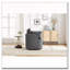 Fauteuil d'appoint pivotant, fauteuil demi-tonneau pivotant rond, fauteuil rembourré-1188662279