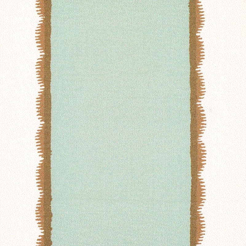 Tissu à rayures Servilia, Turquoise
