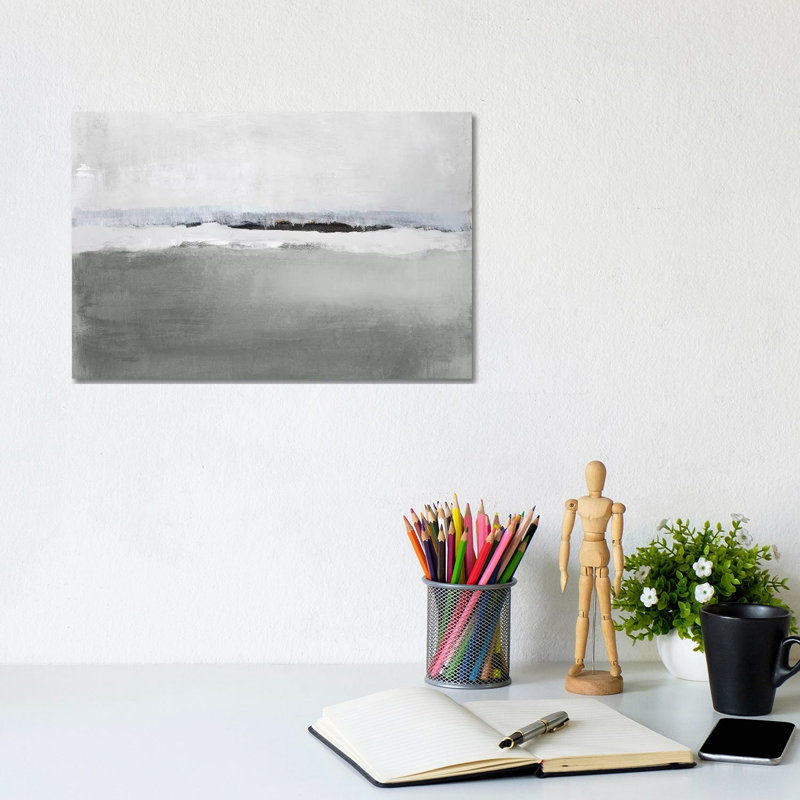 «Misty Gray Dreams» par Lanie Loreth, reproduction d'art sur toile tendue, H 8 po x l 12 po x P 0,75 po