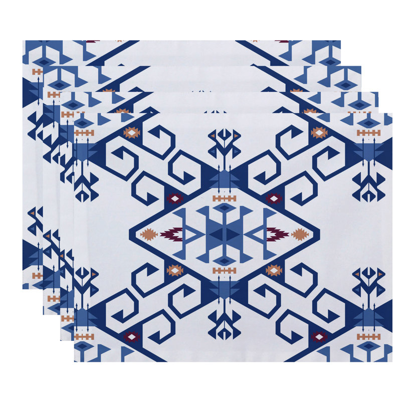 Napperon 18 "Alfreda 2, bleu