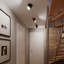 4.5" 1-Light Matte Black Dimmable LED Integrated Track Lighting Spotlight with Pivoting Head