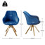 Velvet Swivel Accent Chair-1883373721