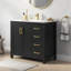Sirois Eclipse Single Sink Bathroom Vanity With Solid Surface Composite Top-893566474-893566473