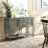 Sadie 45.7'' Solid Wood Console Table-879976545