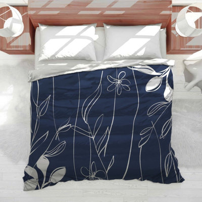 Line Art Abstract Cotton Blend Comforter