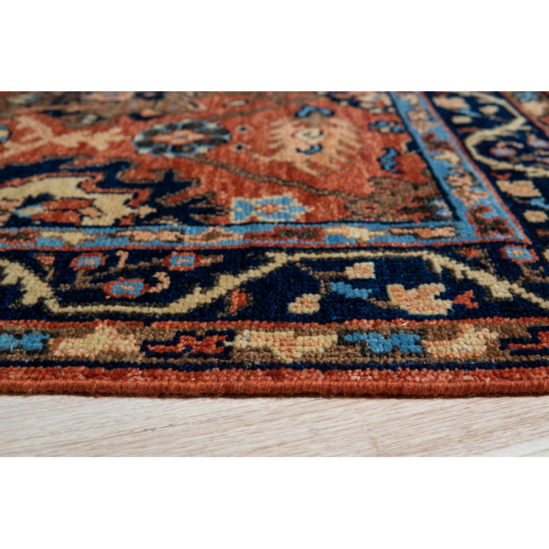 Tapis en laine noué à la main Elegant Traditional, Rectangle de 10 pi x 14 pi