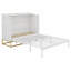 Lit escamotable avec pieds en fer, design moderne-1192905864