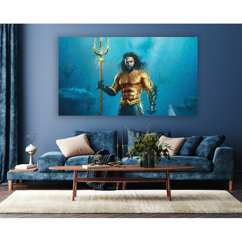 Aquaman 1 DC Heroes and Villians Collection- Art Prints, Metal, 29.5cm H x 39.4cm W x 0.11cm D