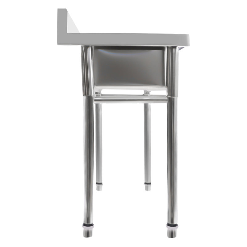 Évier en acier inoxydable Lavabo autoportant à 3 compartiments pour la cuisine à domicile, le restaurant, le garage, la salle de lavage