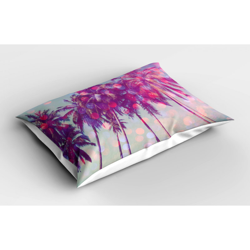 Sun Polyester Floral Sham Set, Twin