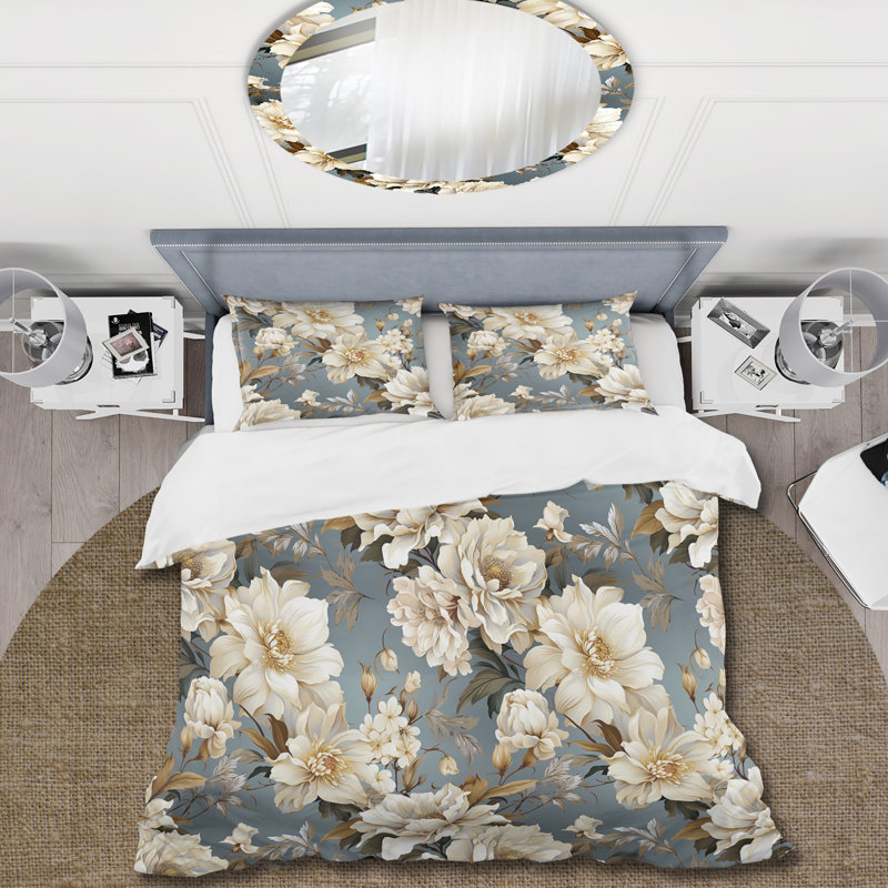 Ensemble de housse de couette Urban Victorian Chic Victorian, Housse de couette pour grand lit et 2 taies décor