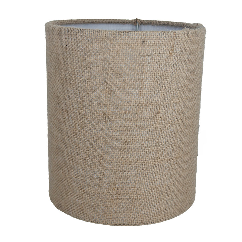 Abat-jour cylindrique petit 7 po en haut x 7 po en bas x 8 po, Brun clair