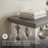 Darlicia 45.5'' Solid Wood Top Console Table