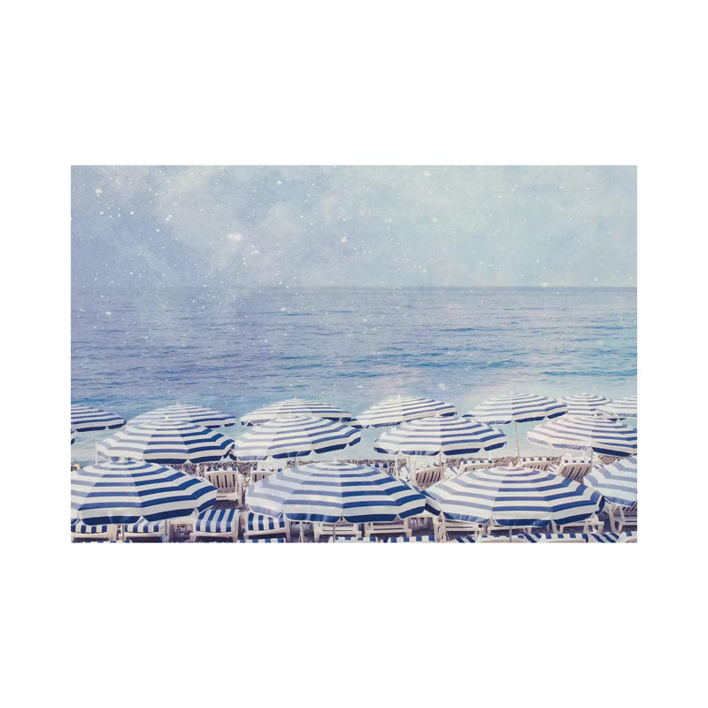 Celestial Beach - Print on Canvas, 20.32cm H x 30.48cm W x 1.91cm D, Wrapped Canvas