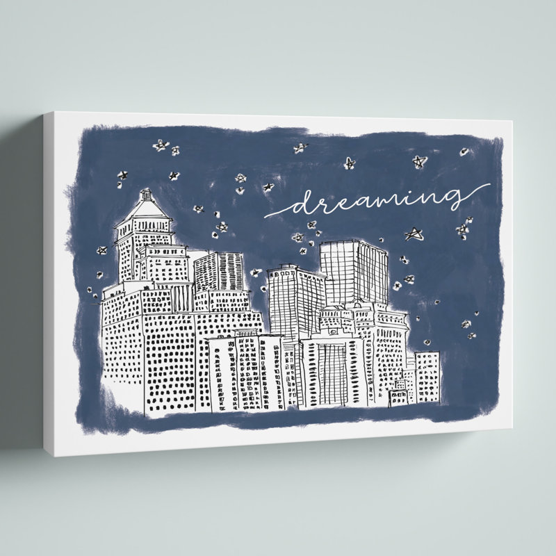 «Dreaming Cityscape», reproduction sur toile, H 8 po x l 12 po