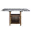 Hallowell 6 - Person Marble Top Four Leg Dining Set